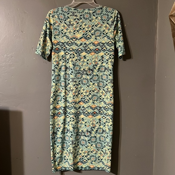 NWOT Lularoe Julia dress in cute multi print. Size S. - Picture 4 of 5